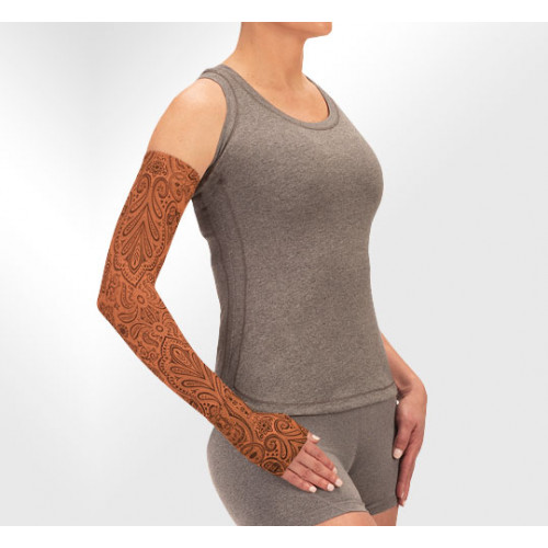 DreamSleeve Paisley Henna Cinnamon Print by Juzo